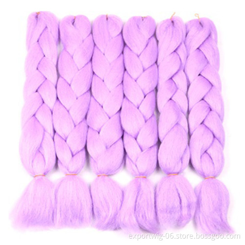 Jumbo Braiding Hair Extensions Glowing In The Dark Shining Synthetic Braid For Festival Cosplay Hair Braids For Darkness